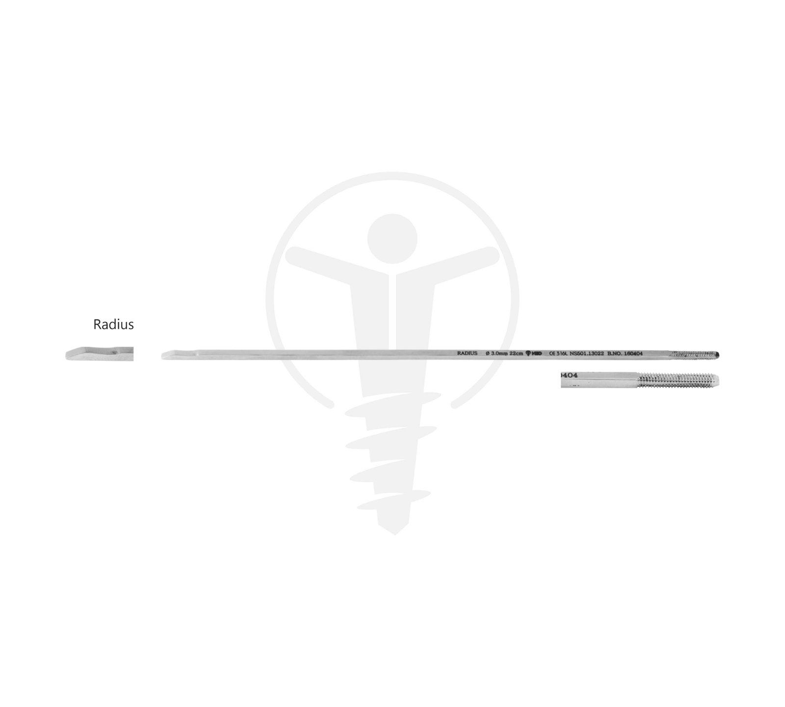 SQUARE NAIL ULNA